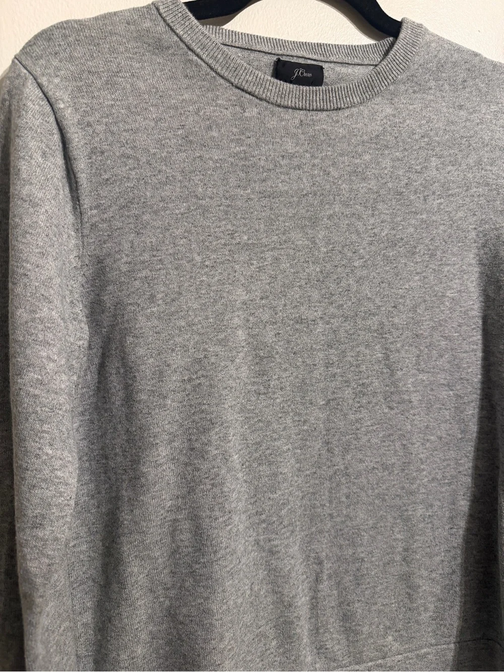 J. Crew Crewneck Sweater in Heather Gray